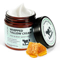NIFEISHI Beef Tallow for Skin | Whipped Tallow & Honey Balm, Grass-Fed & Organic 120g