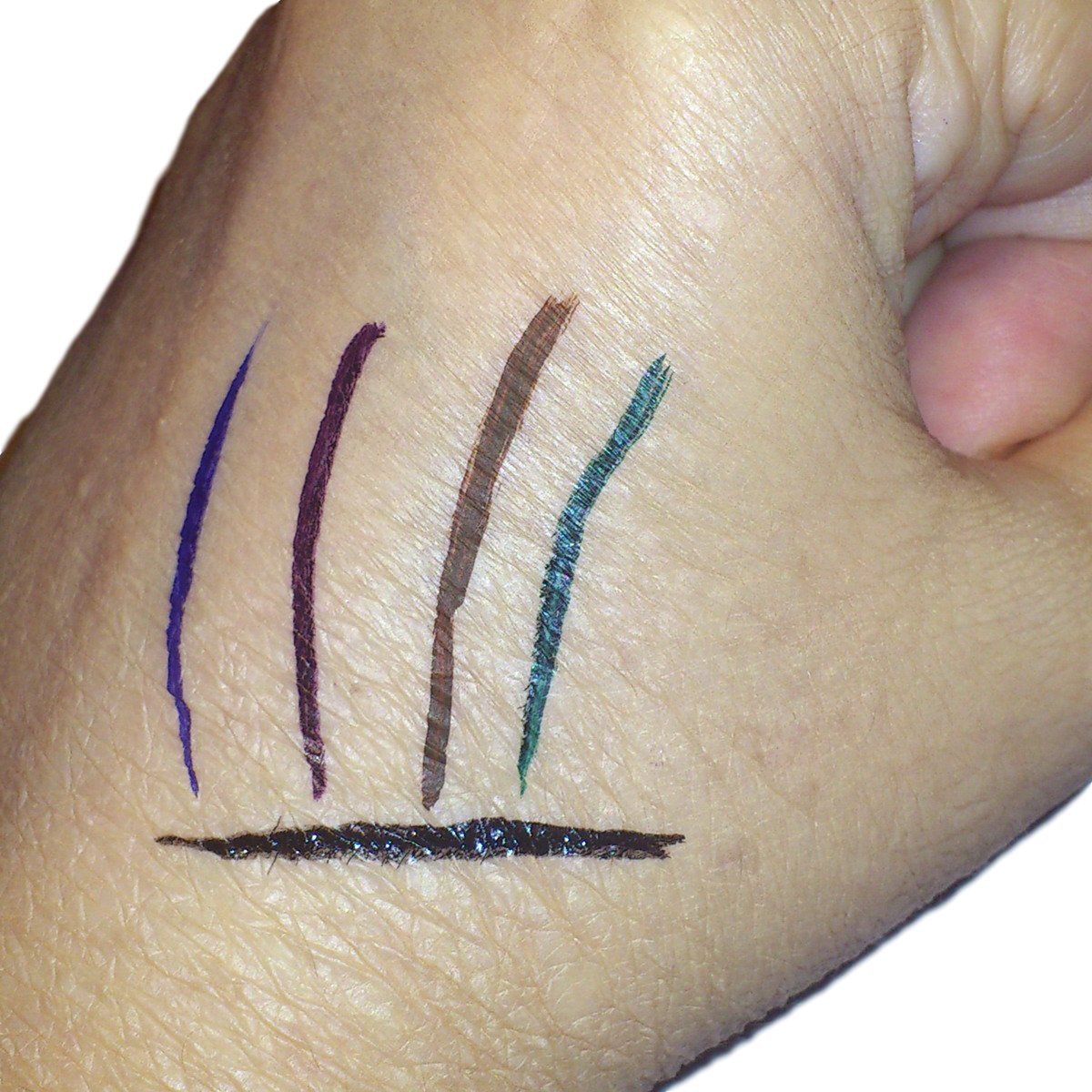 Nikka Notto Waterproof Liquid Eyeliner Set – 5 Intense Satin Colors