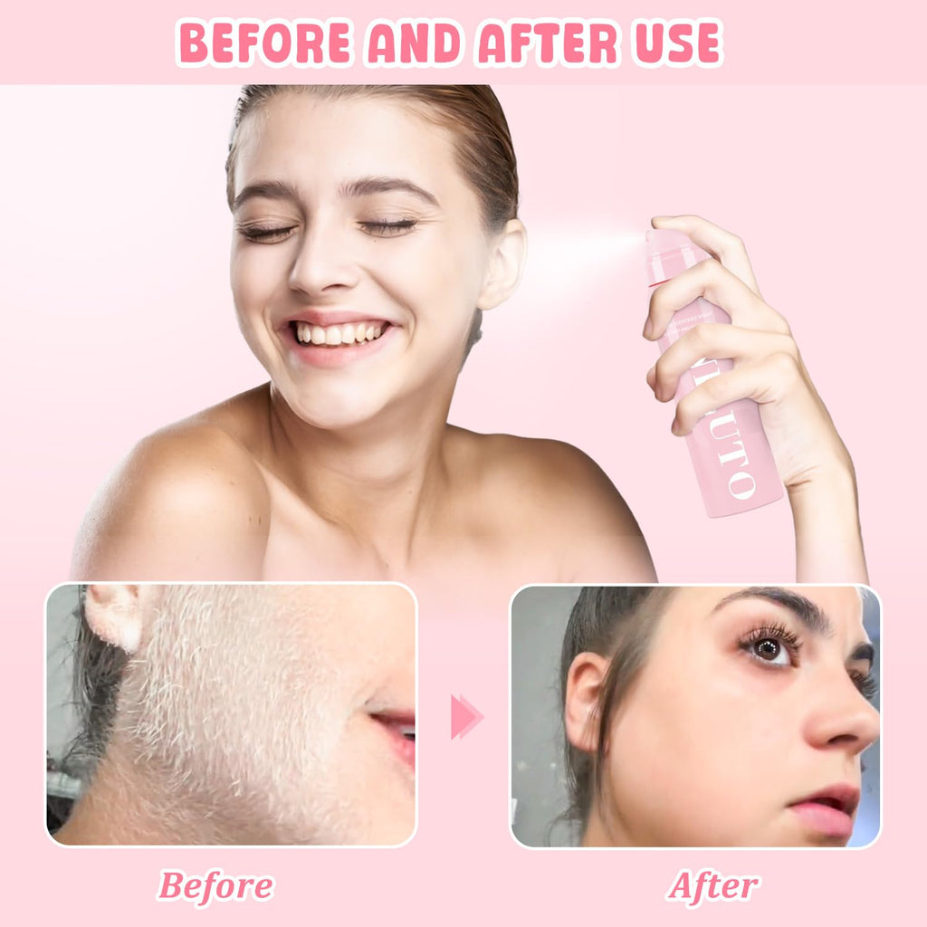 NILUTO 2-Pack Hair Identifier Spray for Face Shaving & Skin Care
