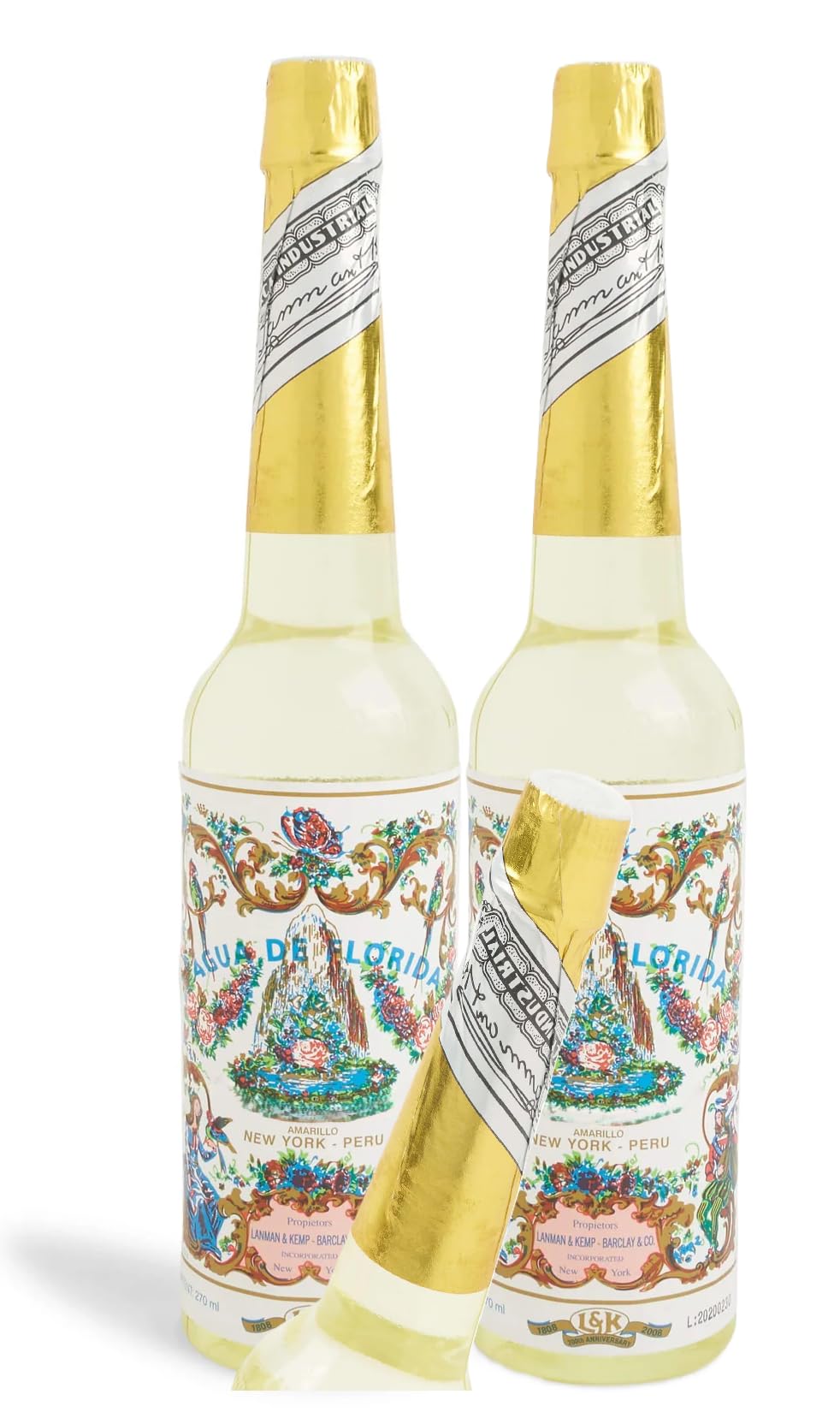 9 O'CLOCK Yellow Florida Water Cologne 270ml Pack of 2 – Peru Trusted by Shaman & Reiki