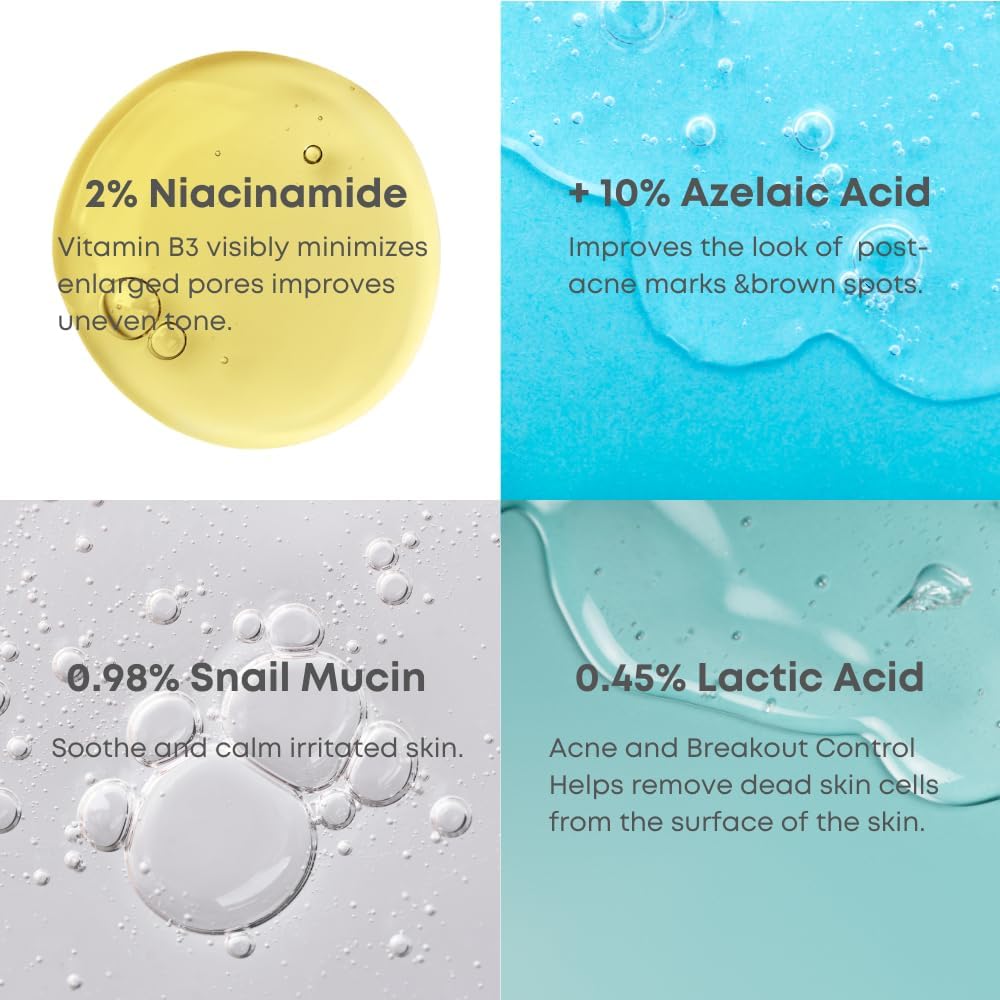 NINELESS A-Control 10% Azelaic Acid Serum – Even Tone & Refined Texture
