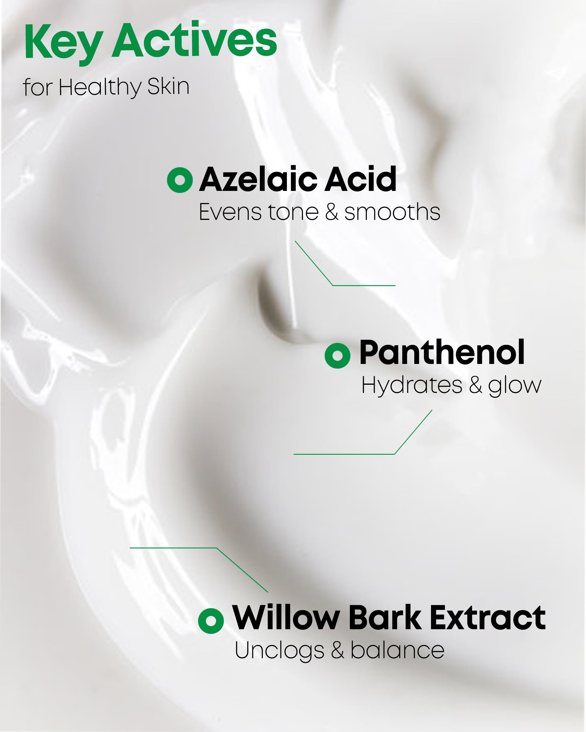 NINELESS A-Control Azelaic Acid Cream – Korean Blemish Clear Moisturizer for Face | Acne Control & Hydration