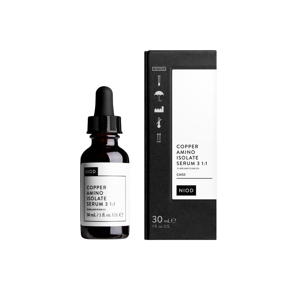 NIOD Copper Amino Isolate Serum 1.00% (30ml) – Water-Based, Fragrance-Free Serum