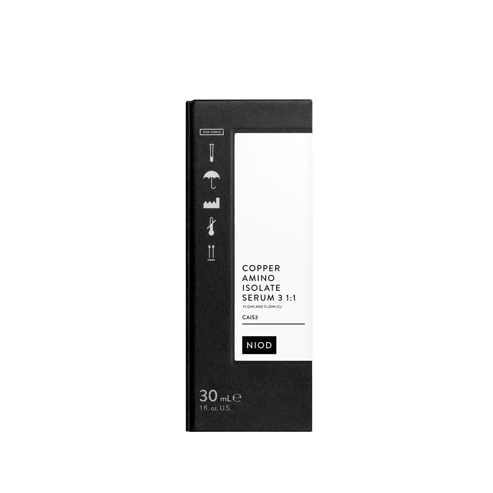 NIOD Copper Amino Isolate Serum 1.00% (30ml) – Water-Based, Fragrance-Free Serum