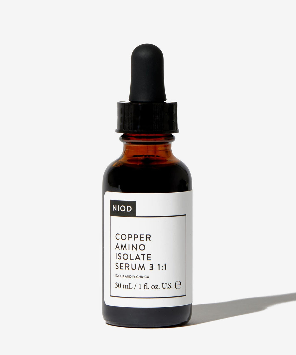 NIOD Copper Amino Isolate Serum 1.00% (30ml) – Water-Based, Fragrance-Free Serum