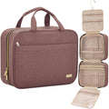 NISHEL Travel Toiletry Bag – Large Rosewood-Pink Hanging Organizer