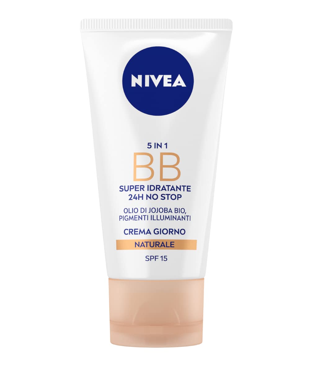 NIVEA 5-in-1 BB Cream Light Bundle – 2x50 ml with Jojoba Oil & Mineral Pigments