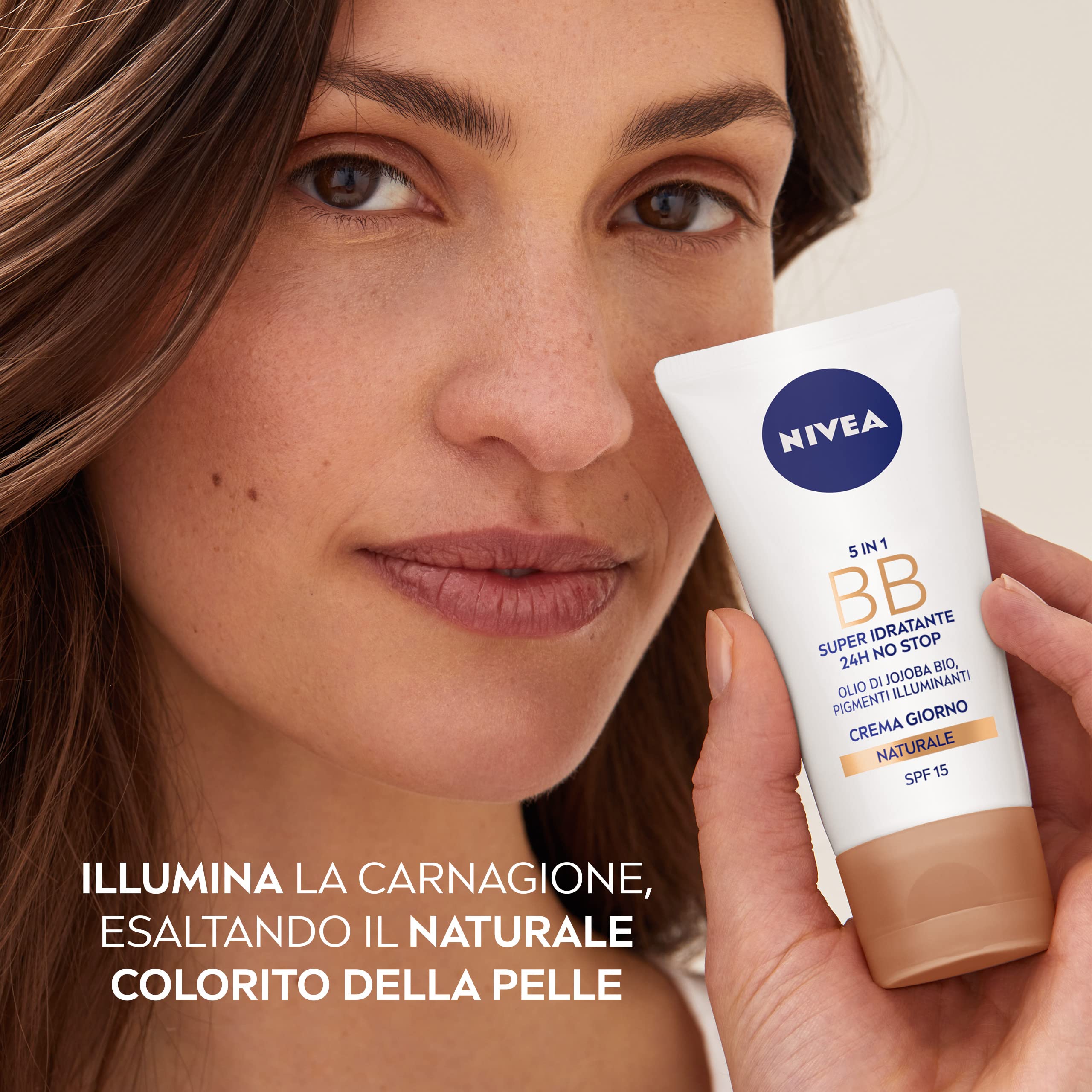 NIVEA 5-in-1 BB Cream Light Bundle – 2x50 ml with Jojoba Oil & Mineral Pigments