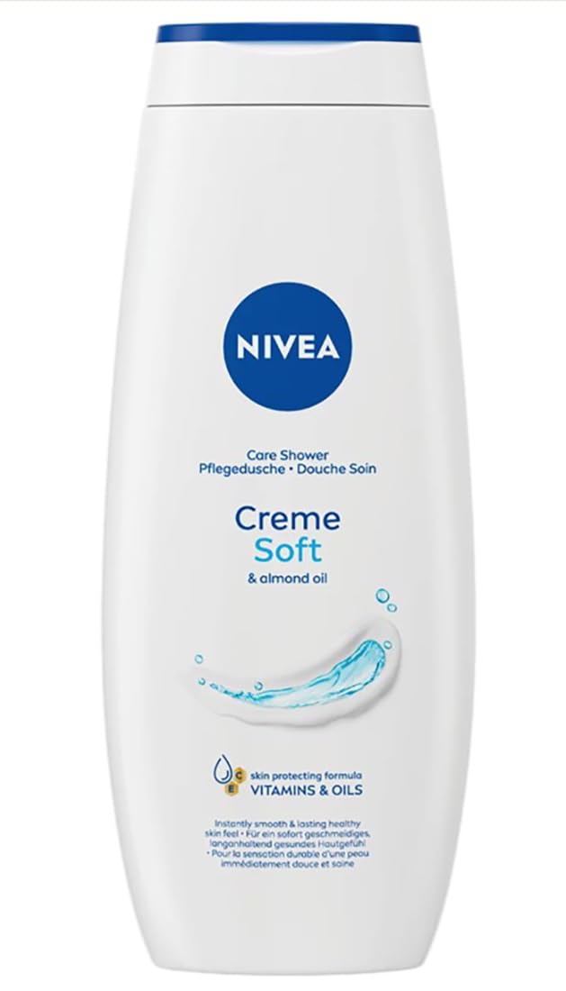 NIVEA Creme Soft Moisturizing Body Wash – Fresh Scent for Dry Skin – 16.9 fl oz