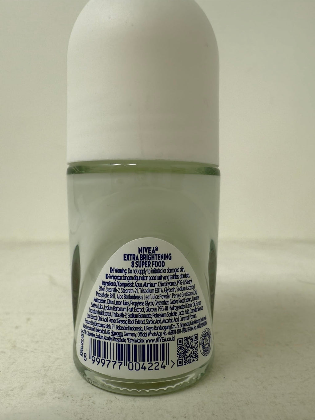 NIVEA Extra Brightening Flavor Roll-On Deodorant – Alcohol-Free, 48HR Odor Protection, 3 x 50ml