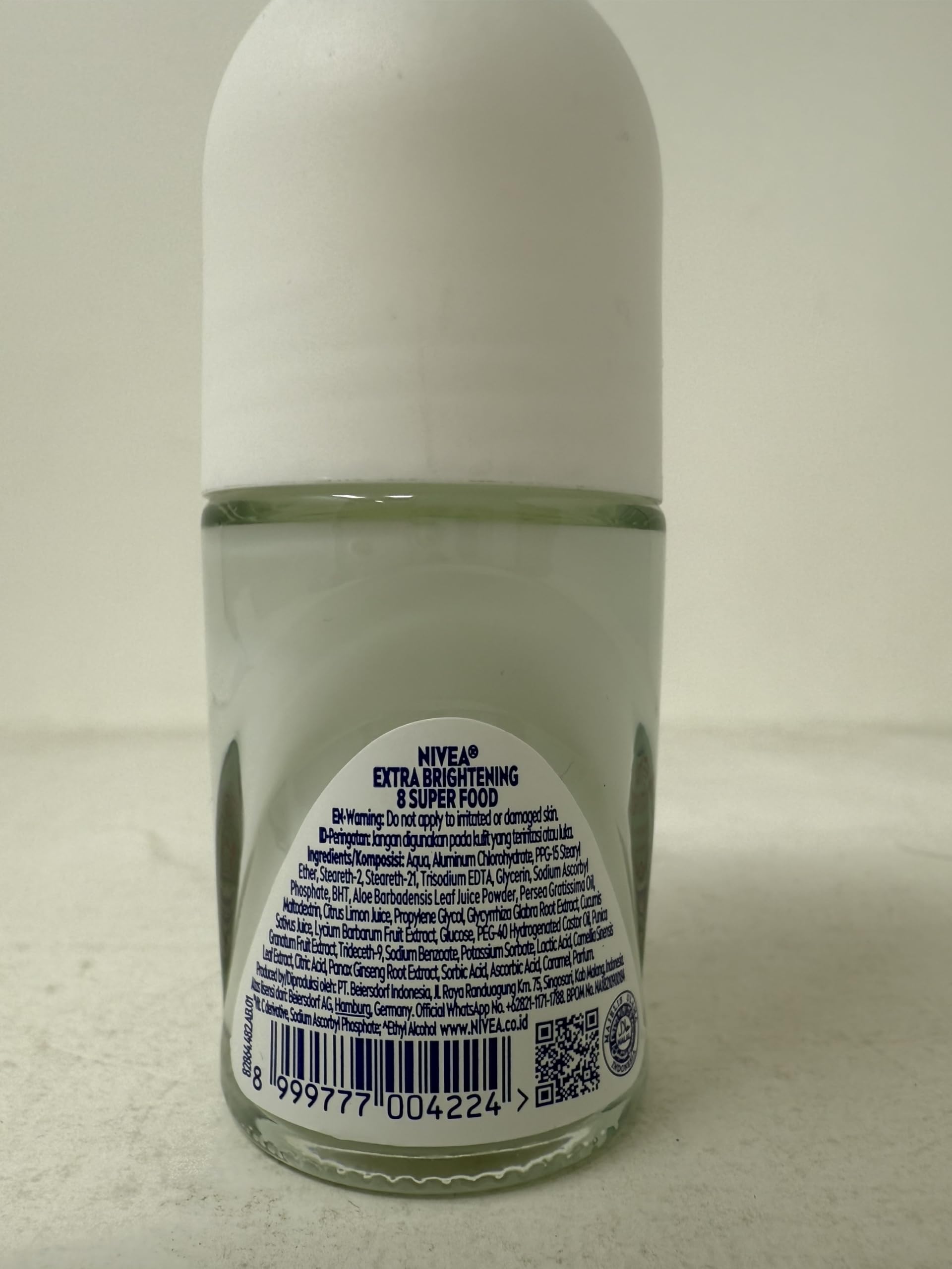 NIVEA Extra Brightening Flavor Roll-On Deodorant – Alcohol-Free, 48HR Odor Protection, 3 x 50ml