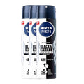 NIVEA Men Invisible Original Anti-Perspirant Spray 150ml | 48H Protection | No White Marks | No Ethyl Alcohol | Quick-Dry | 3 Pack