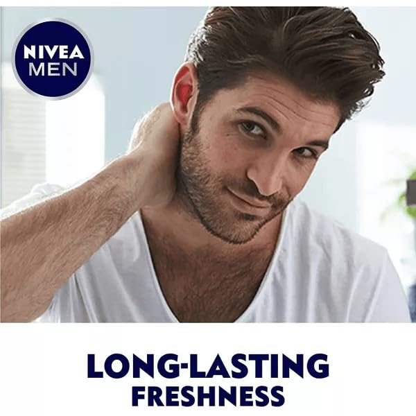 NIVEA Men Silver Protect Roll-On Deodorant – 48H Odor Protection, Alcohol-Free, Quick-Dry, Pack of 3
