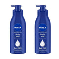 NIVEA Nourishing Body Milk – 48-Hour Deep Moisture with Almond Oil | Fast-Absorbing, Non-Greasy Lotion (400ml, Pack of 2)