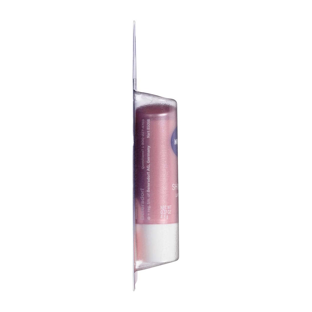 NIVEA Shimmer Radiant Lip Care 0.17 oz Pack of 5 | Subtle Shine and Soft Lips