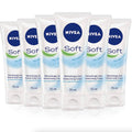 NIVEA Soft Moisturizing Creme 2.6 oz — Pack of 6 | Lightweight Hydration for Skin