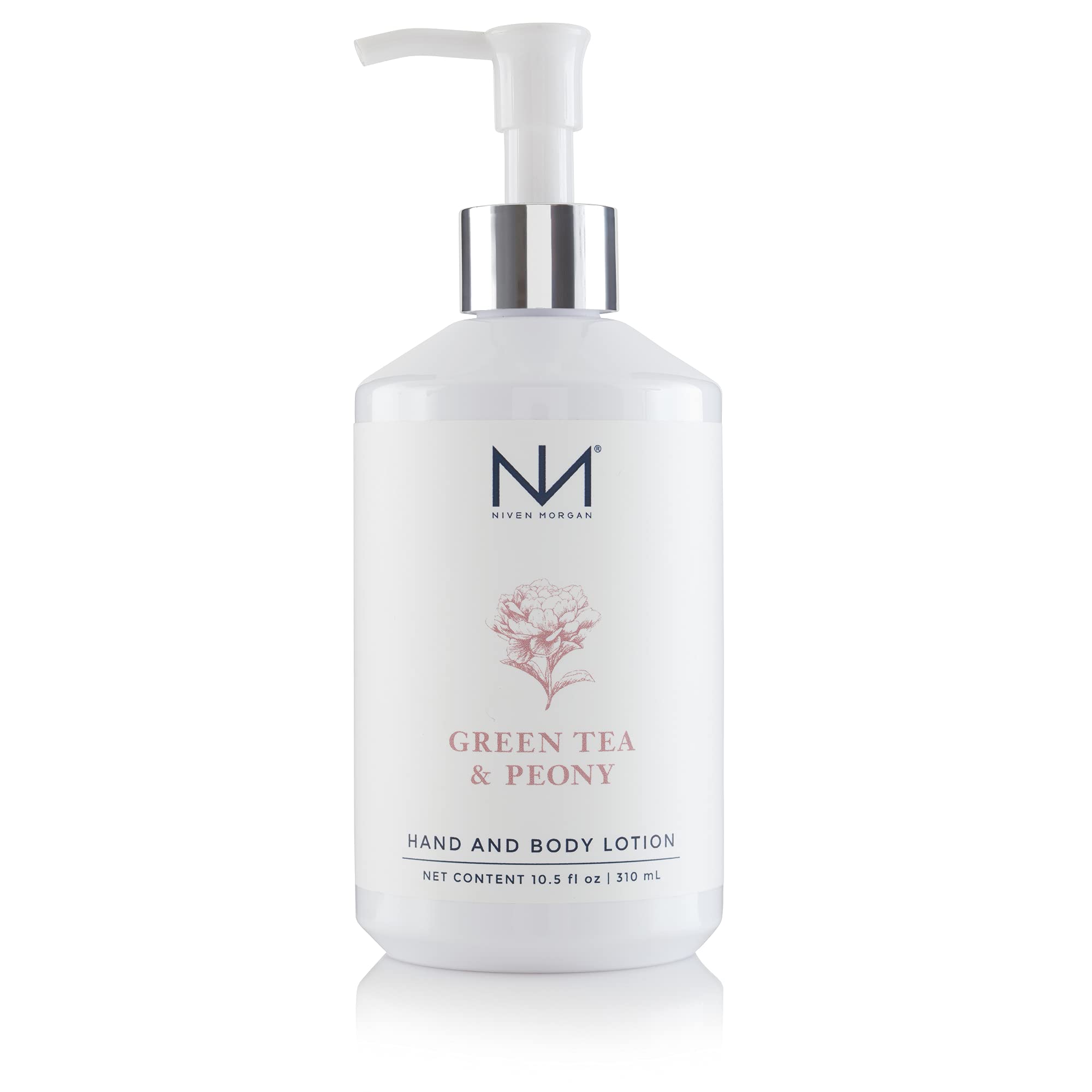 Niven Morgan Green Tea & Peony Hand and Body Lotion – 10.5 Fl oz