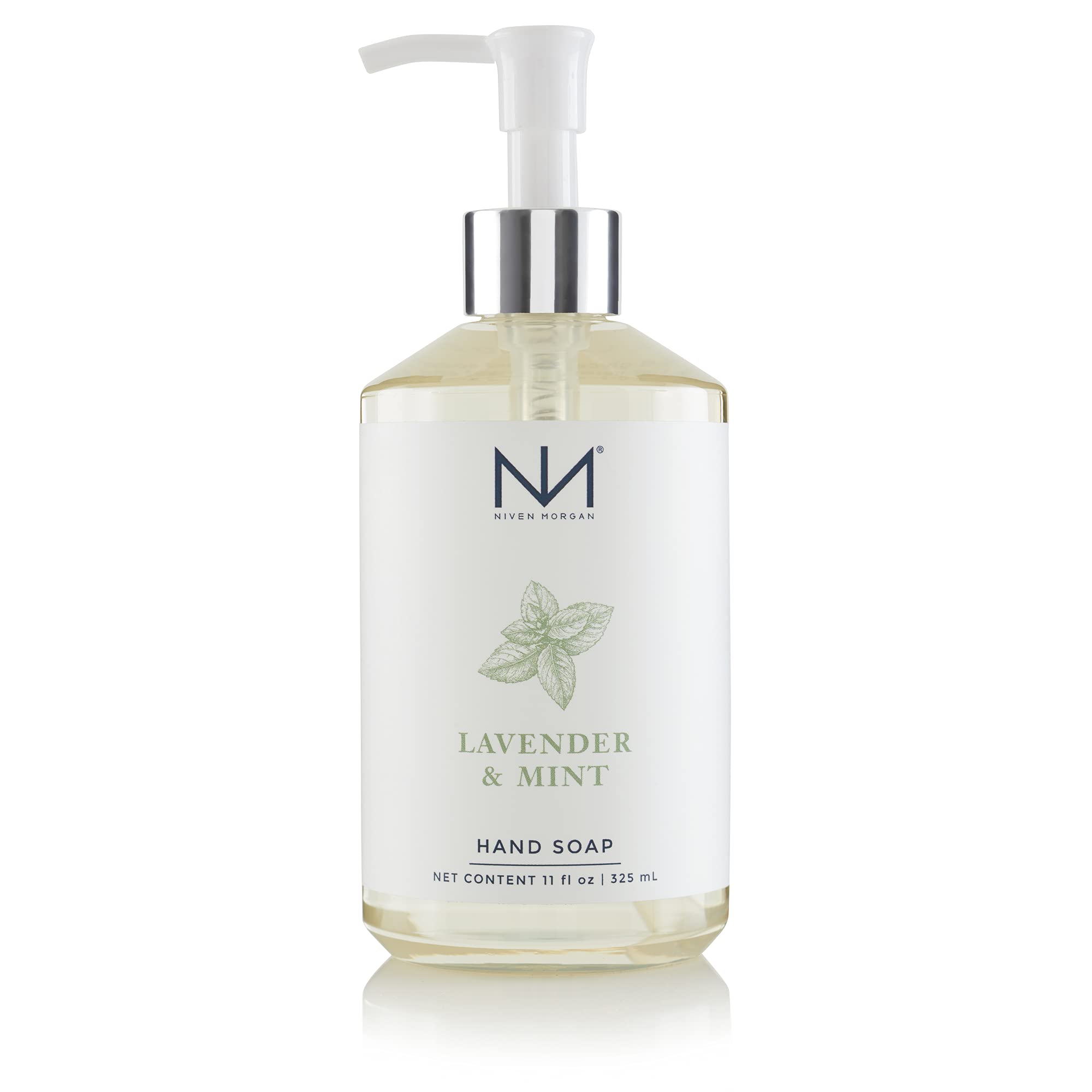 Niven Morgan Lavender & Mint Hand Soap 11 oz – Refreshing & Hydrating
