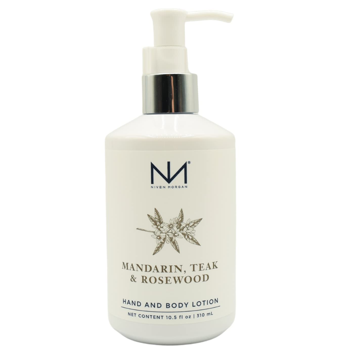 Niven Morgan Mandarin Teak & Rosewood Hand & Body Lotion – 10.5 Fl Oz