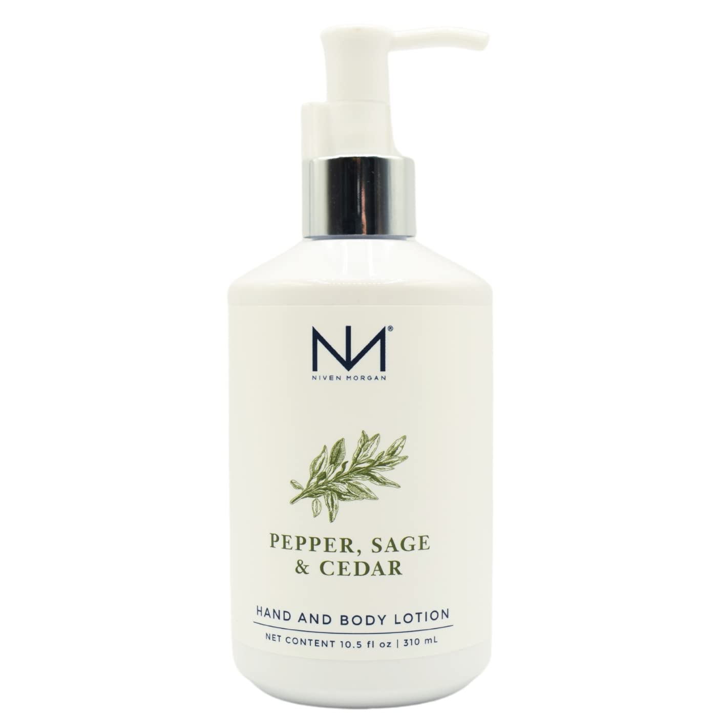 Niven Morgan Pepper, Sage & Cedar Hand & Body Lotion – 10.5 oz