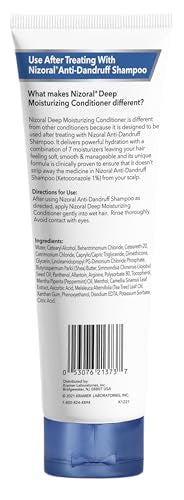 Nizoral Anti-Dandruff Shampoo + Deep Moisturizing Conditioner Bundle (7 oz + 9.4 oz) | Ketoconazole 1%