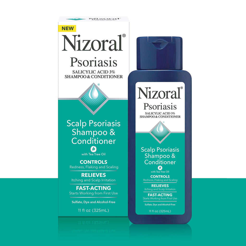 Nizoral Psoriasis Shampoo & Conditioner - 11 oz | Maximum Strength Scalp Relief