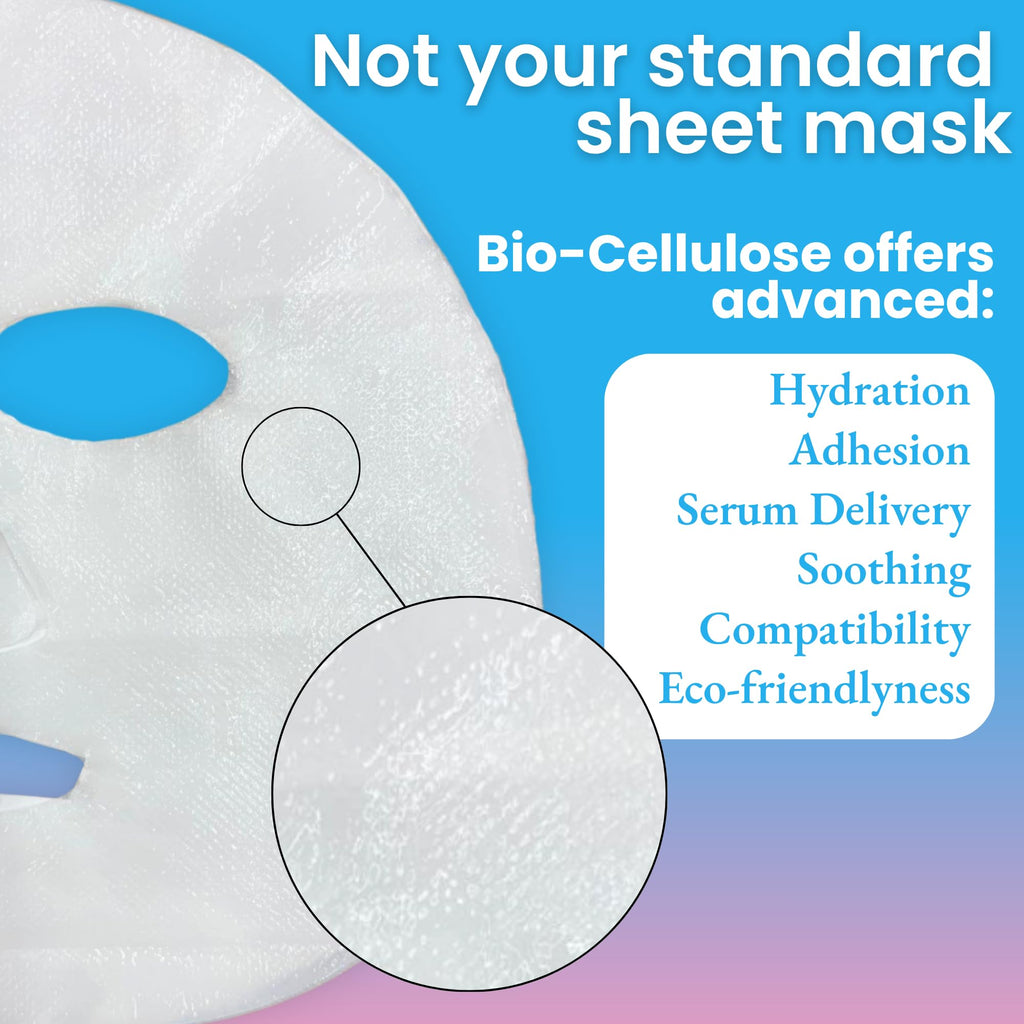 NKG The Kefir Mask - Premium Kefir-Based Biocellulose Sheet Mask (4-Pack) for Deep Hydration