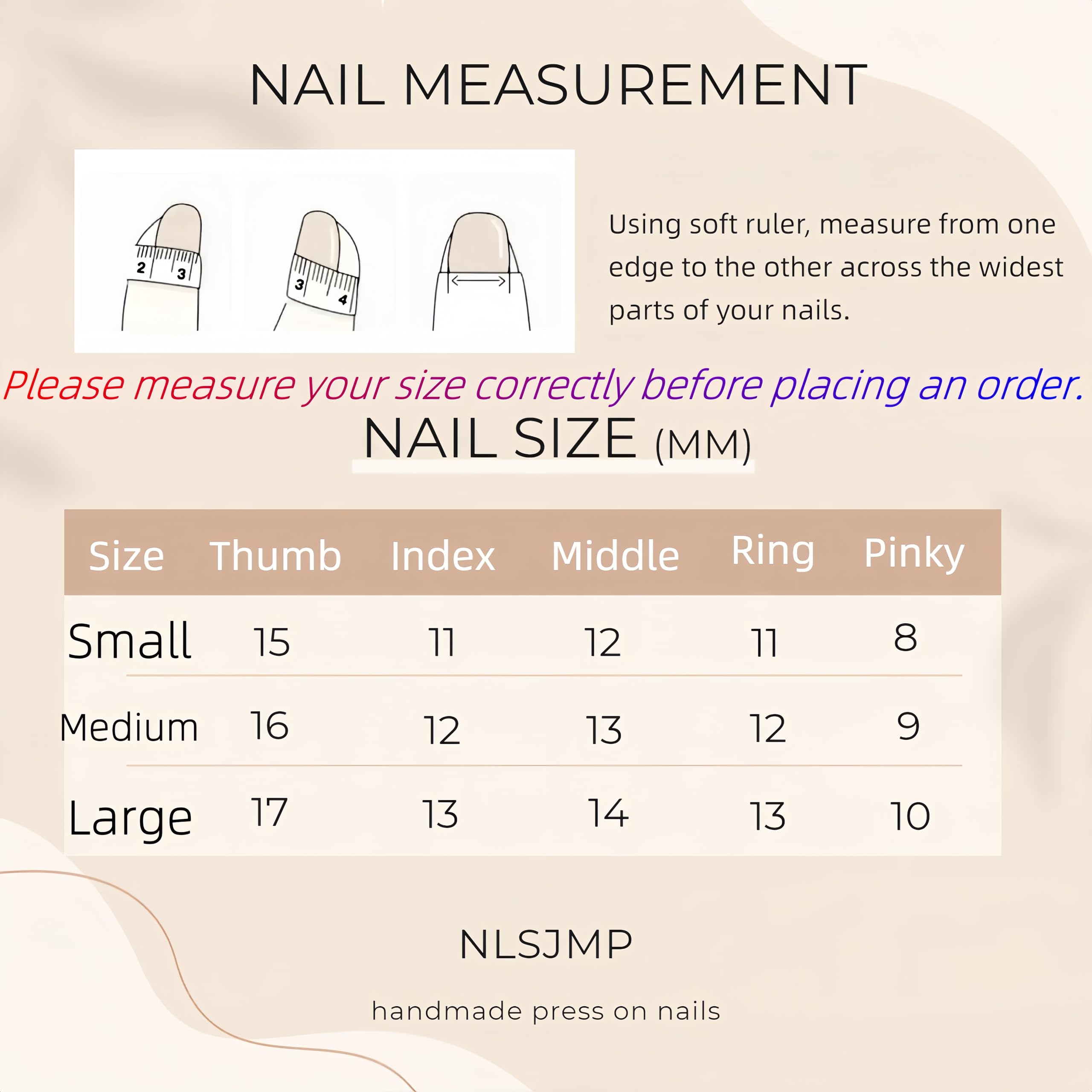 NLSJMP 3D Handmade Long Stiletto Press-On Nails – Almond Shape, Rhinestone Glitter Kit, 10 Pcs, Size S #986