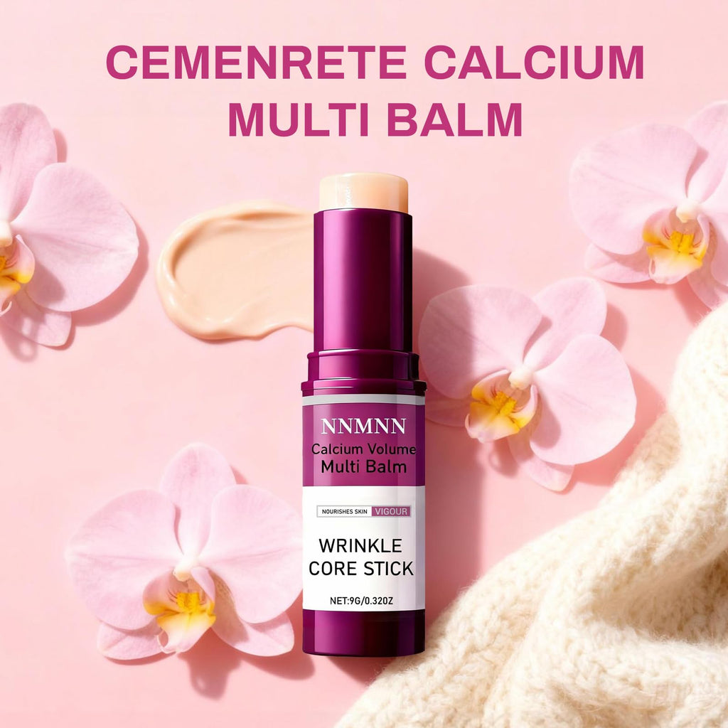 nnmnn Calcium Volume Multi Balm Stick – Hydration, Smoothing & Firming for Face, Eyes & Neck