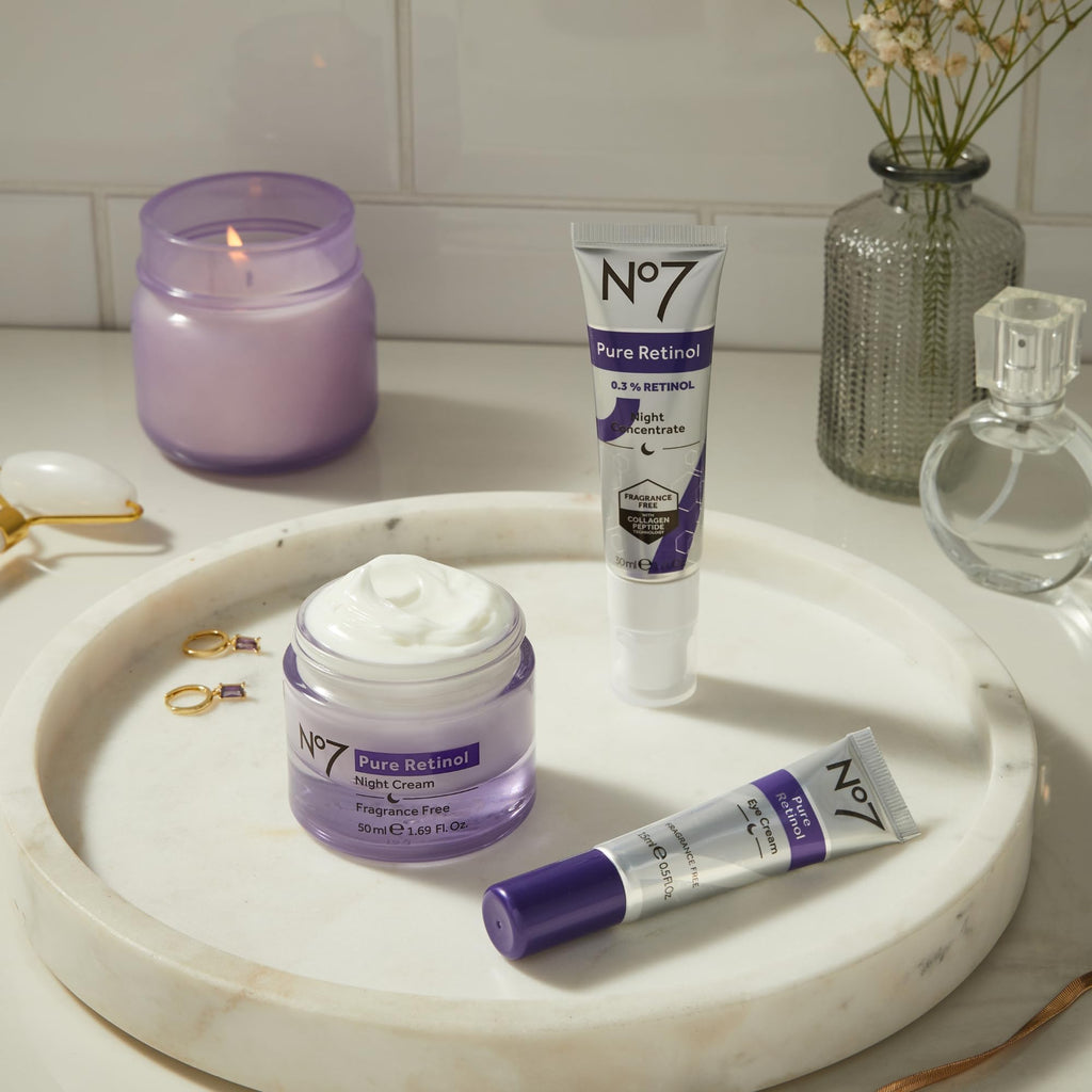 No7 Advanced Retinol 0.3% Night Concentrate – Overnight Serum with Matrixyl 3000+