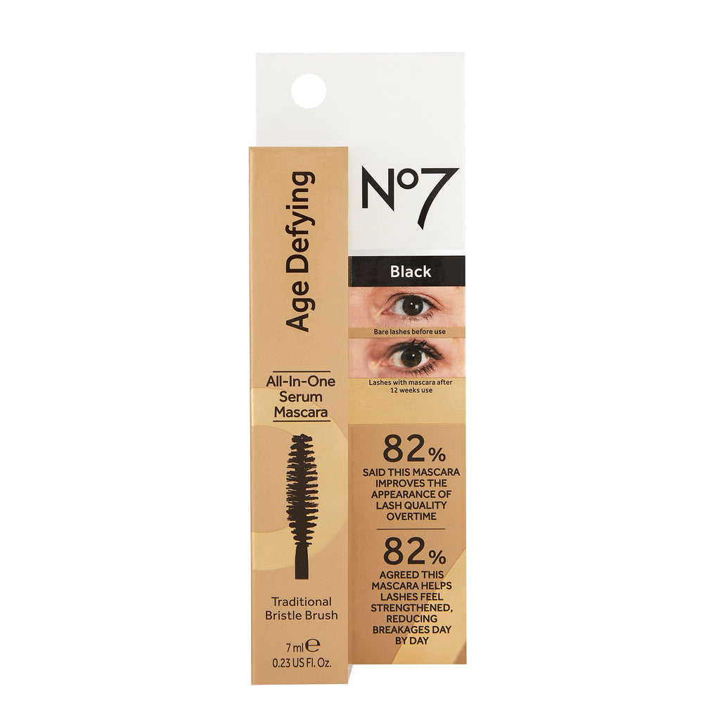 No7 Age Defying Eye Mascara - All-in-One Volume, Curl & Length (7ml)