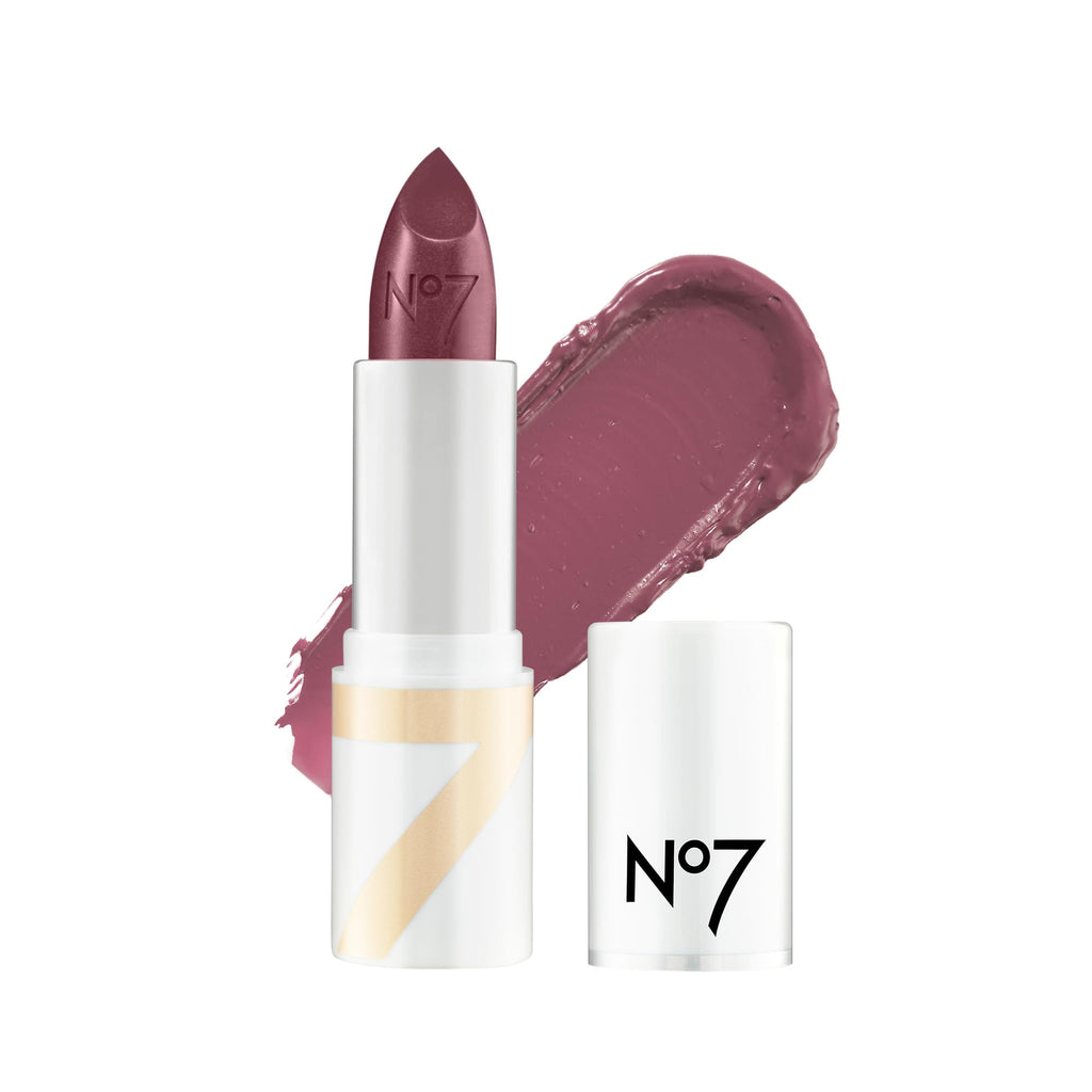 No7 Age Defying Lipstick Berry Shine – Hydrating Lipstick with Hyaluronic Acid for Plump, Smoother Lips