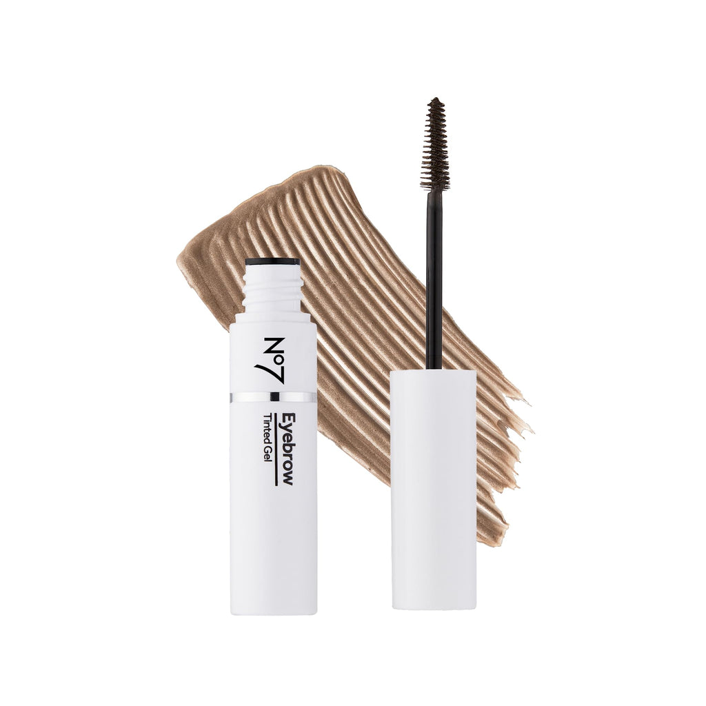 No7 Beautiful Eyebrows Gel Light – Soft Hold, Gradual Color with Pink Pepper Extract