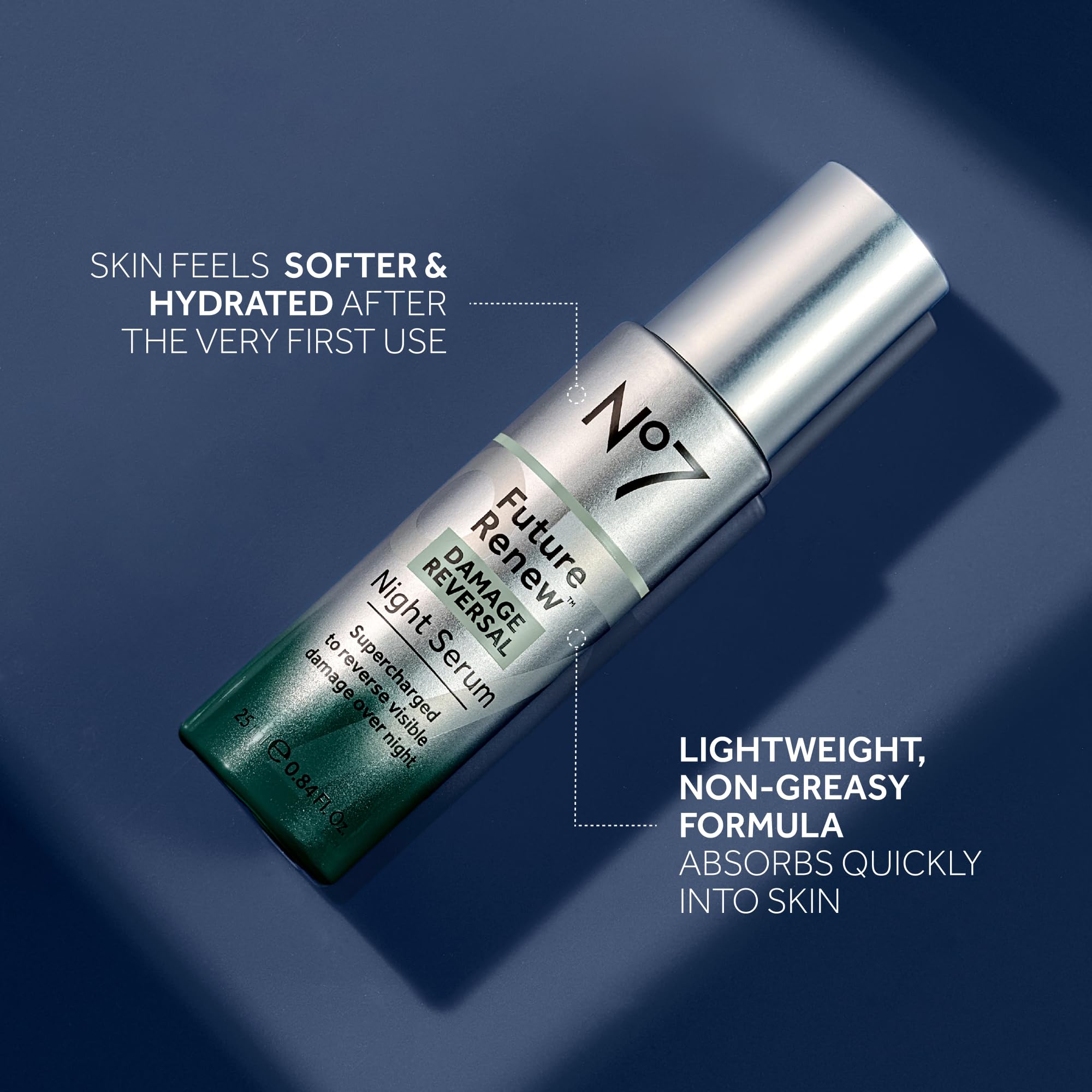 No7 Future Renew Night Serum – Damage Reversal, Peptides, HA & Niacinamide