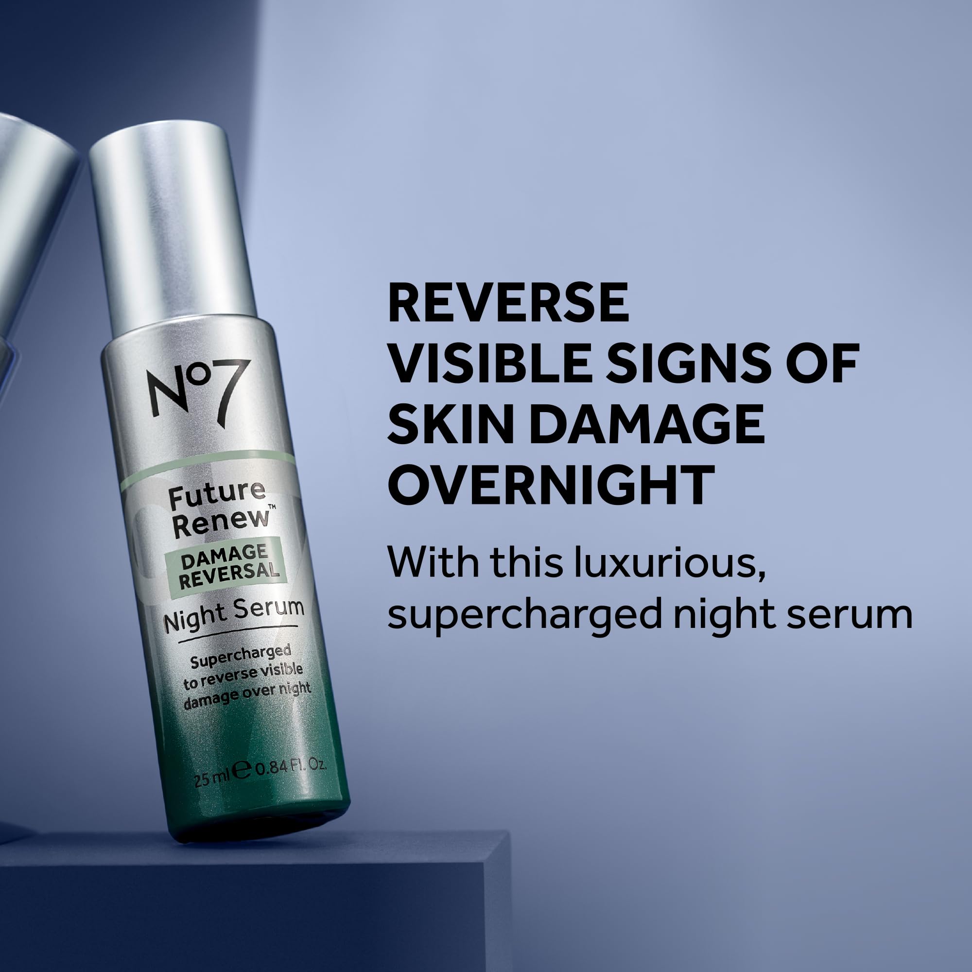 No7 Future Renew Night Serum – Damage Reversal, Peptides, HA & Niacinamide