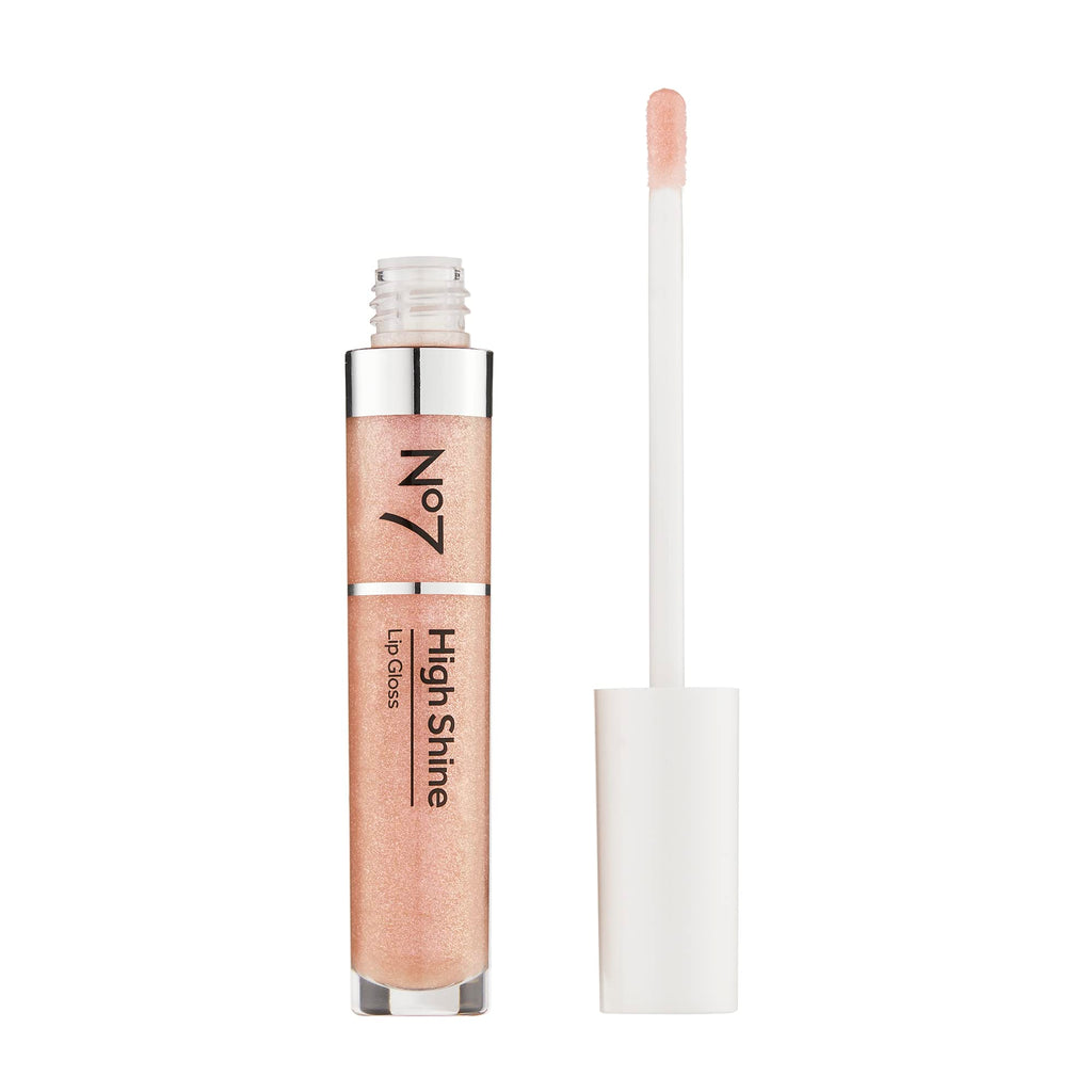 No7 High Shine Lip Gloss Sparkling Rose – Hydrating, Long-Lasting Shine