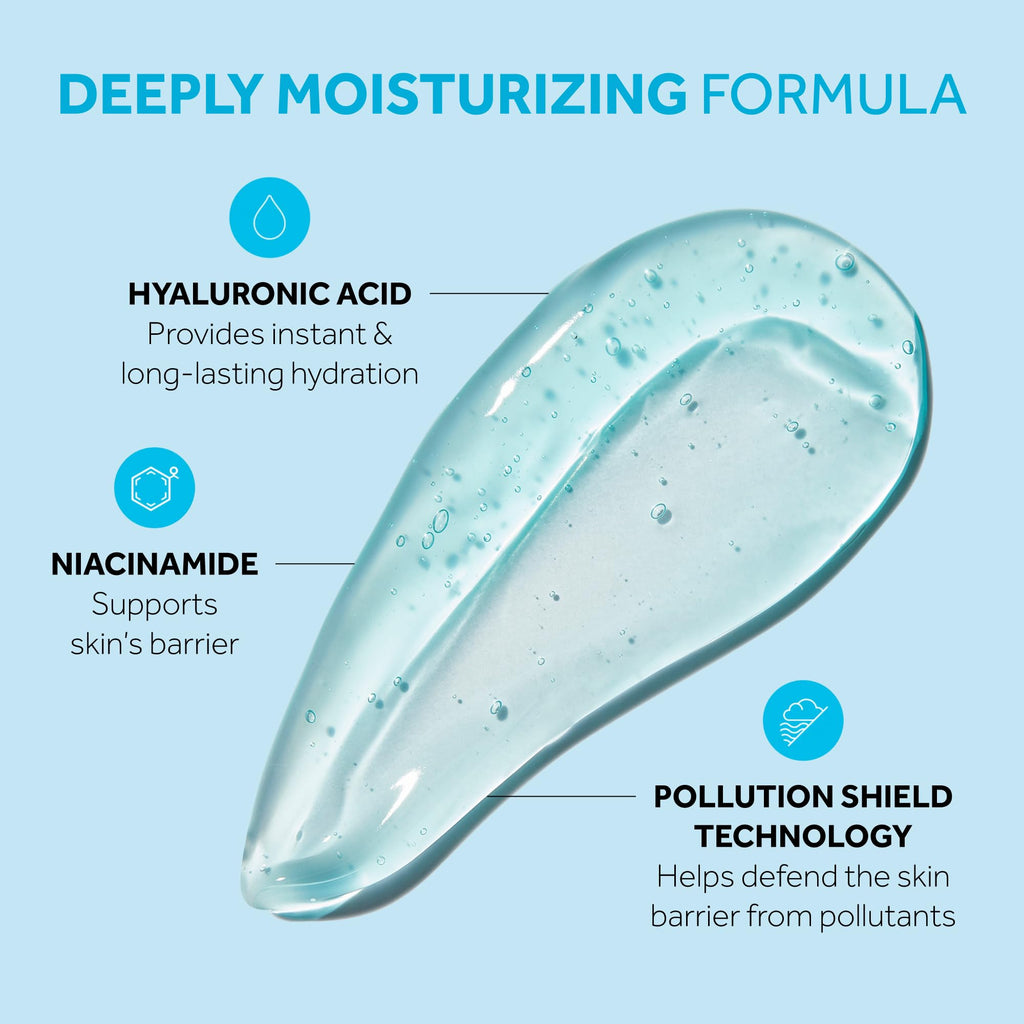 No7 HydraLuminous+ Cooling Under Eye Gel - Hydration with Hyaluronic Acid & Niacinamide for Fresh-Looking Eyes | 0.5 Fl Oz