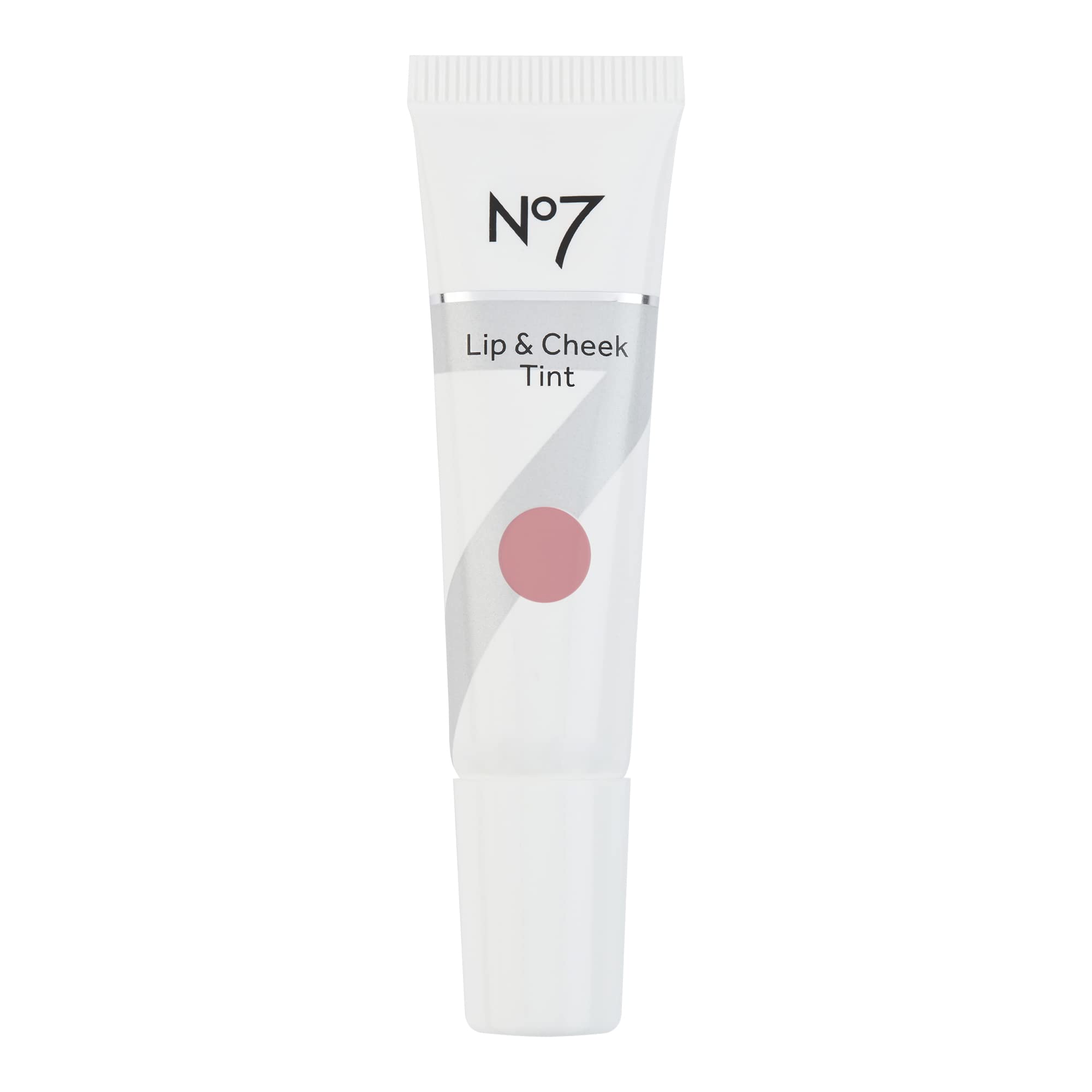 No7 Lip & Cheek Tint - Lightweight Lip & Cheek Stain in Dusk Pink (10ml) - Hydrating, Soft Matte Finish