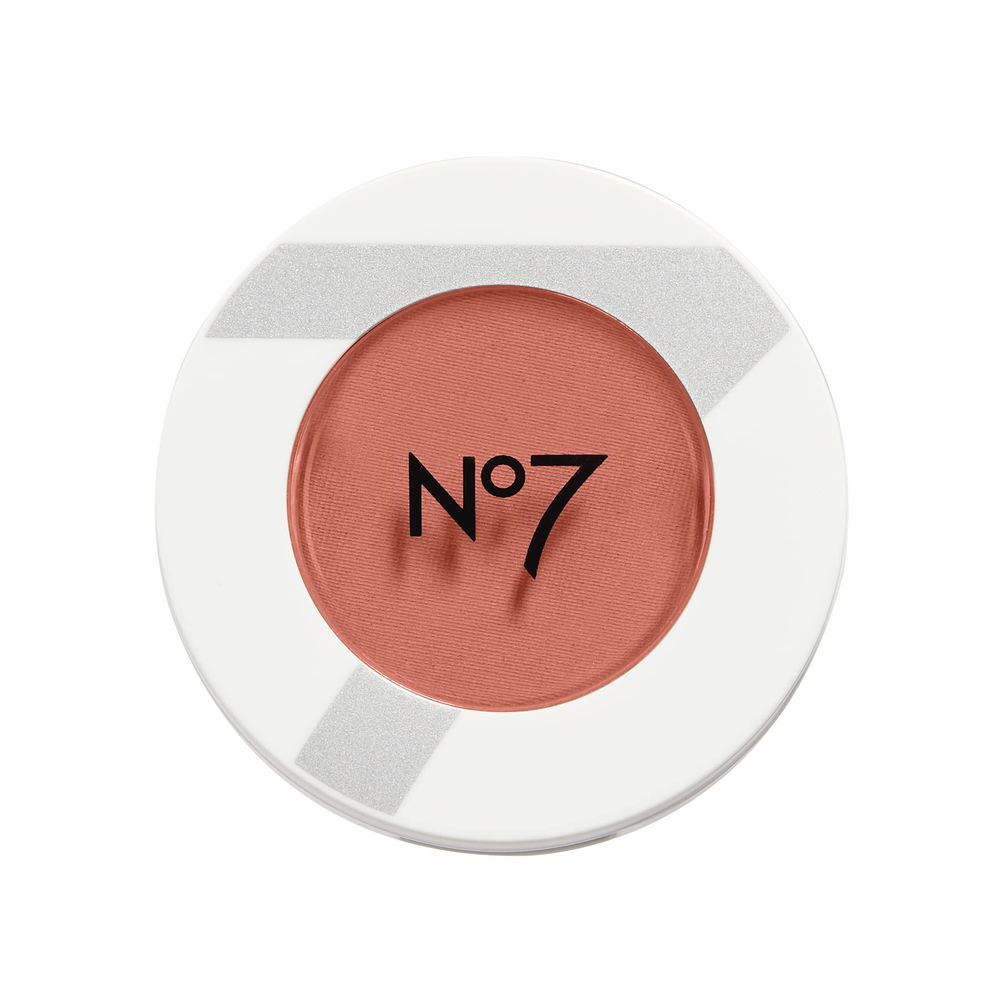 No7 Matte Powder Blush - Peaches | Loose Blush with Vitamin E for Natural Glow