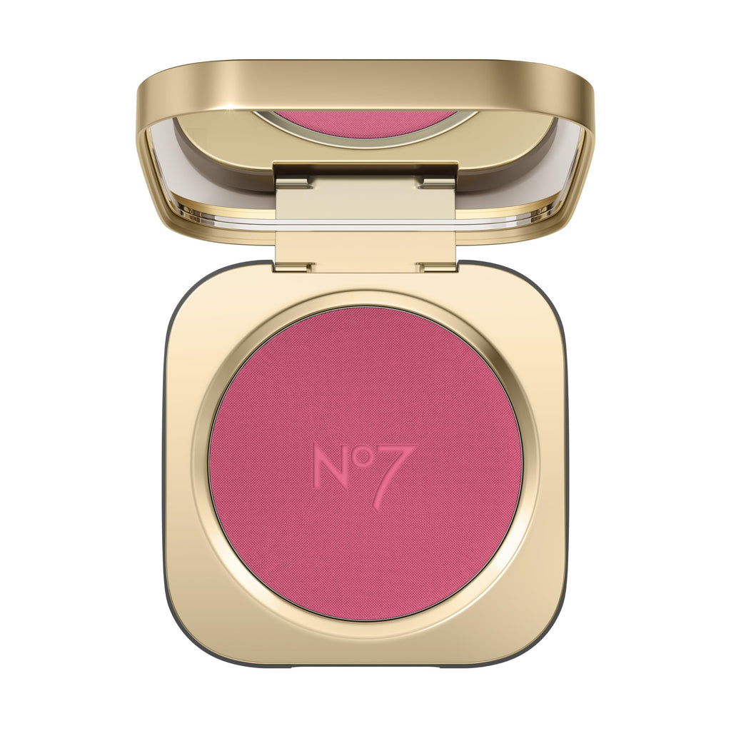 No7 Pro Artist Luxe Powder Blush for Cheeks – Buildable Silky Pink Glow (5g)