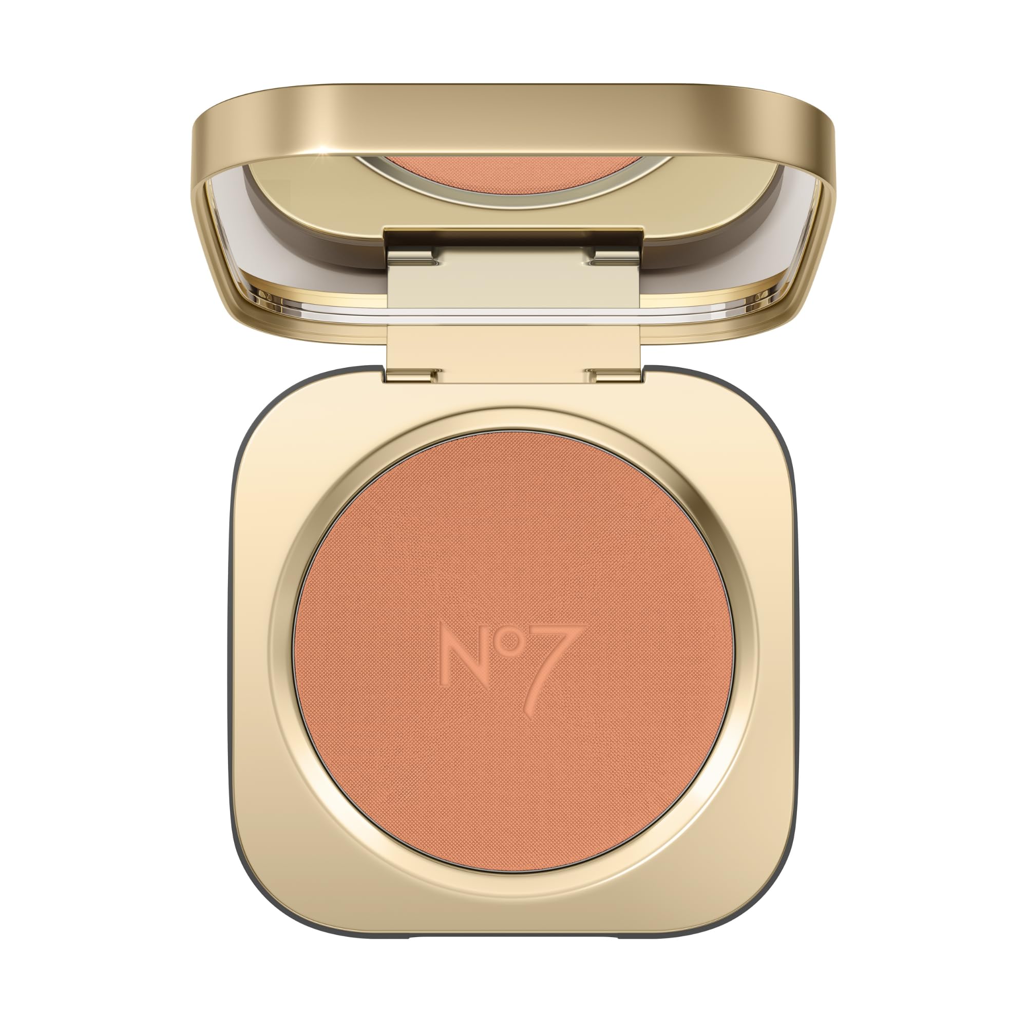 No7 Pro Artist Luxe Powder Blush for Cheeks – Buildable, Silky Glow (Coral, 5g)