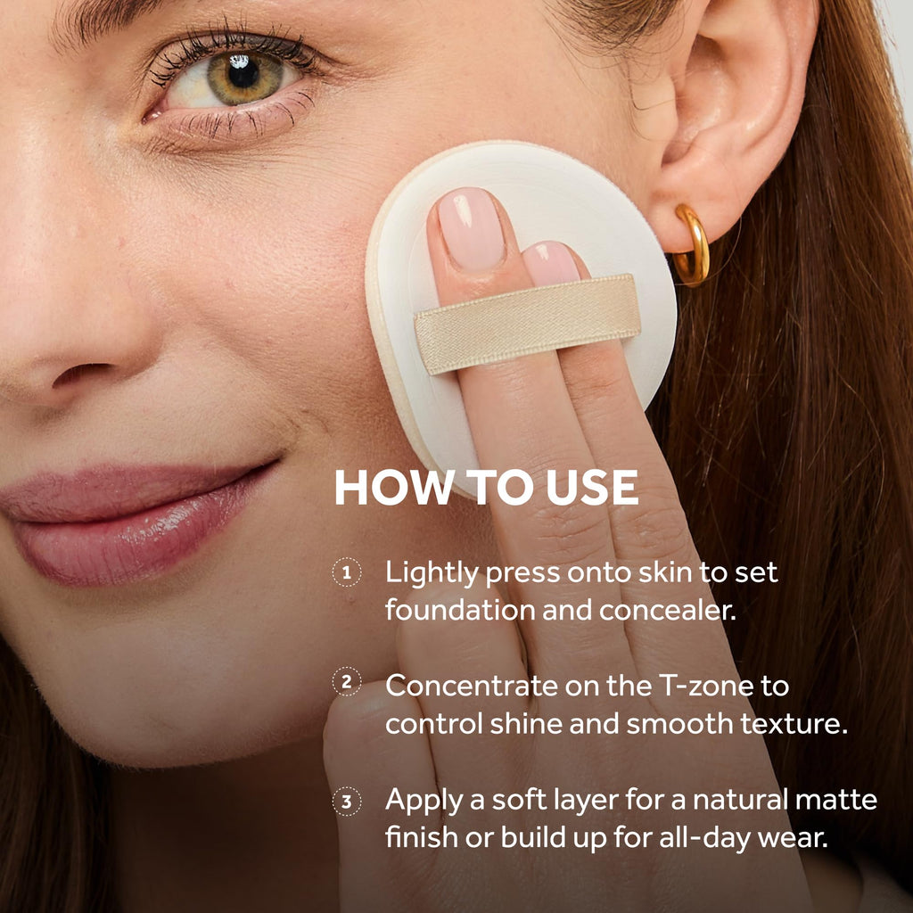 No7 Pro Artist Pressed Setting Powder - Lightweight Translucent Finish, Shine Control, 9g Travel Compact