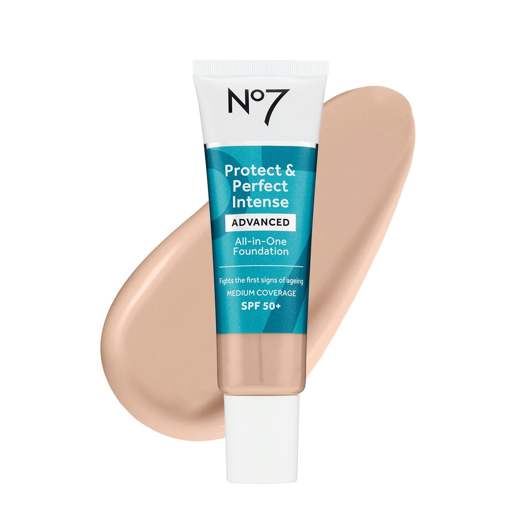 No7 Protect & Perfect Foundation SPF 50 – Birch Shade | 12 True-Skin Shades