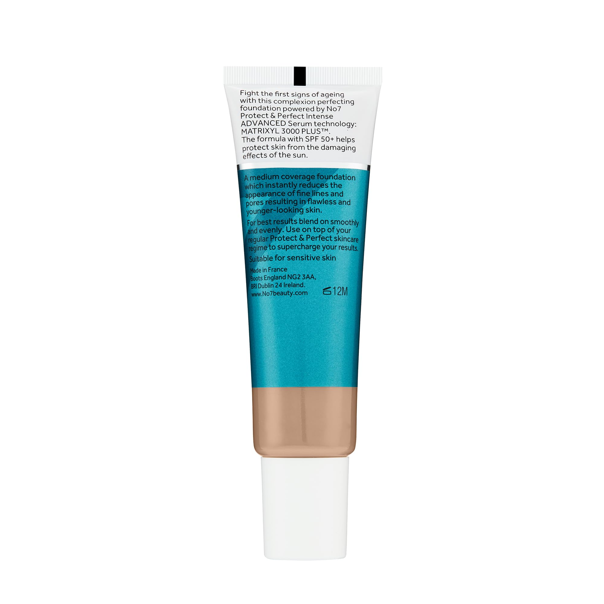 No7 Protect & Perfect Advanced All-in-One Foundation – Cool Ivory | SPF 50 Age-Defying Makeup