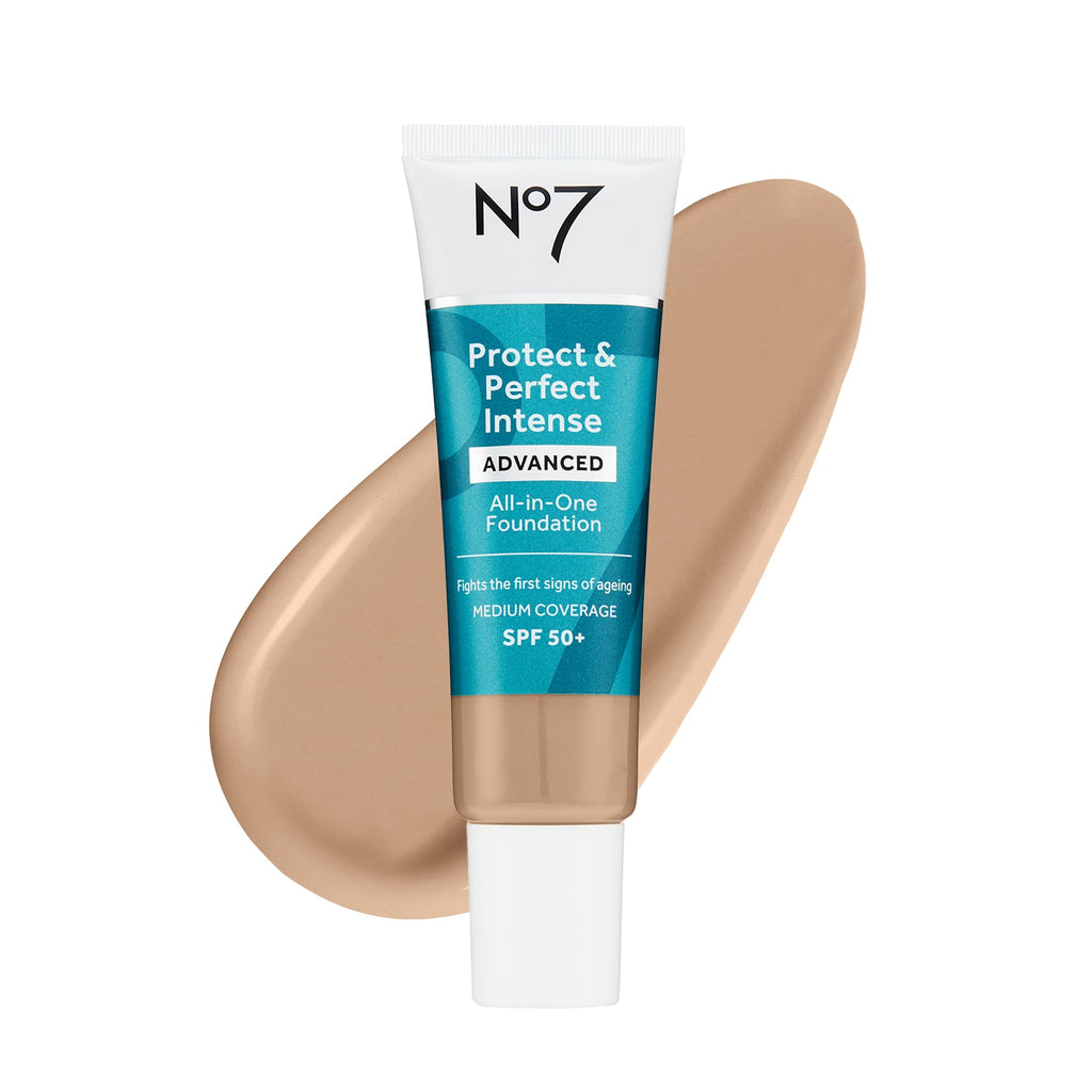 No7 Protect & Perfect Advanced All-in-One Foundation – Warm Beige SPF 50