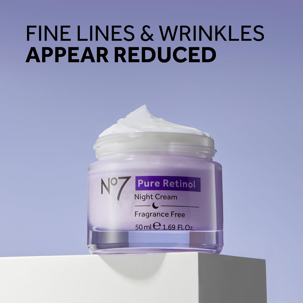 No7 Retinol Favorite Gift Set – Night Repair Cream & Eye Cream Duo
