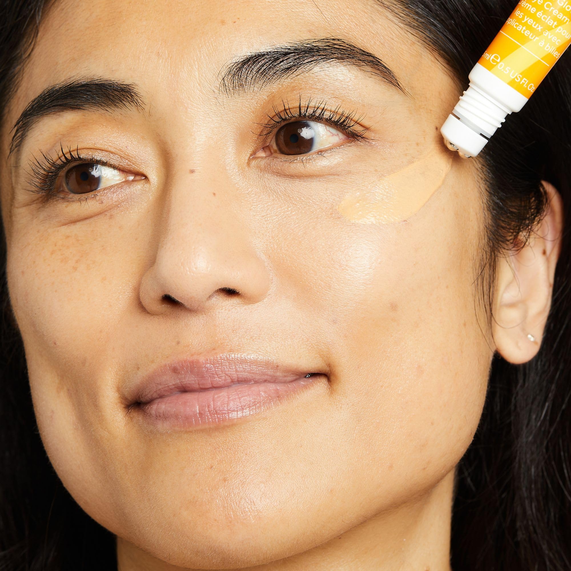No7 Radiance+ Roll & Glow Eye Cream — Vitamin C + Caffeine Eye Roller for Bright, Refreshed Under-Eyes (15ml)