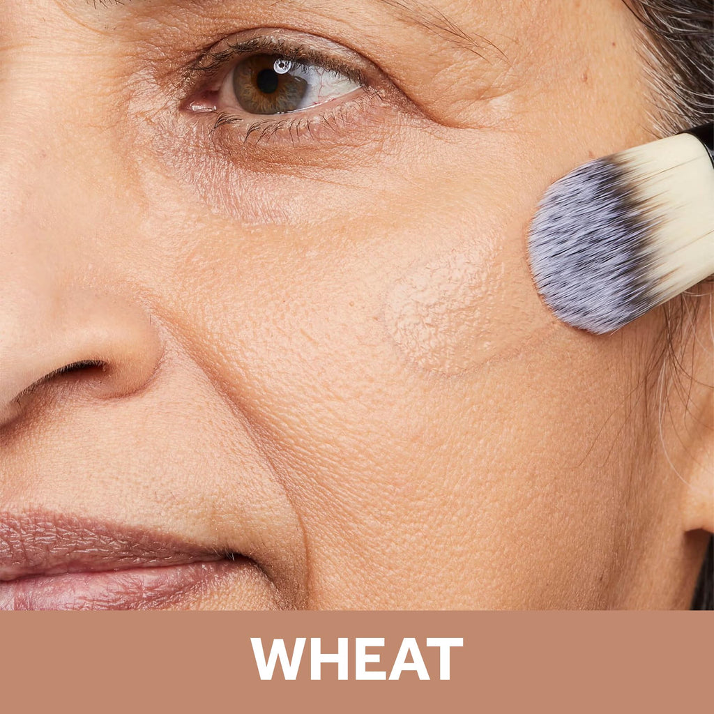 No7 Restore & Renew Serum Foundation - Wheat | SPF 20, Medium Coverage