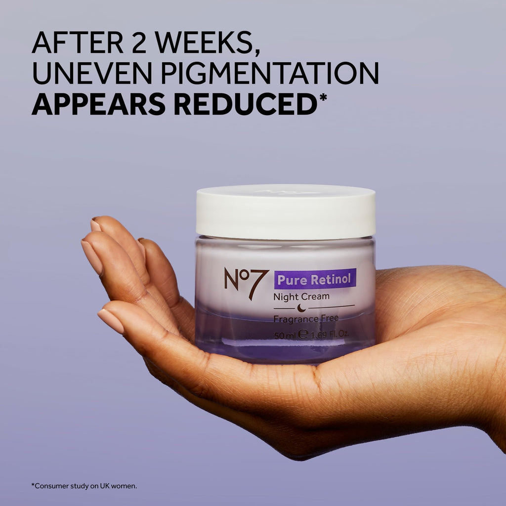 No7 Retinol Favorite Gift Set – Night Repair Cream & Eye Cream Duo