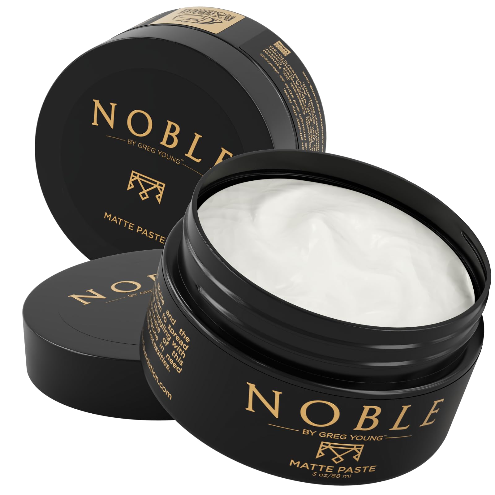 Noble By Greg Young - Strong Hold Matte Hair Paste | Flexible & Long-Lasting Style